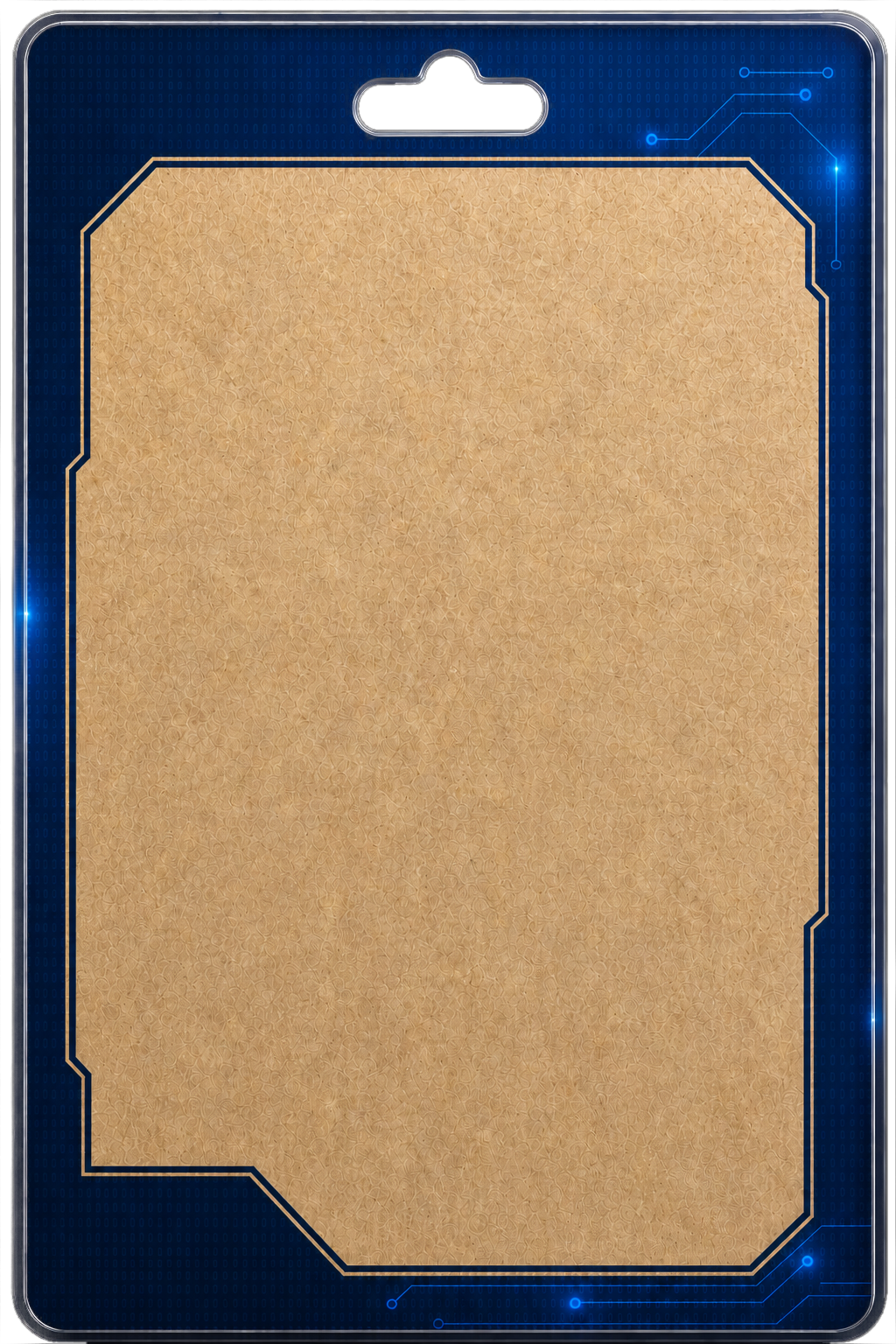 Back side of Magnus action figure package